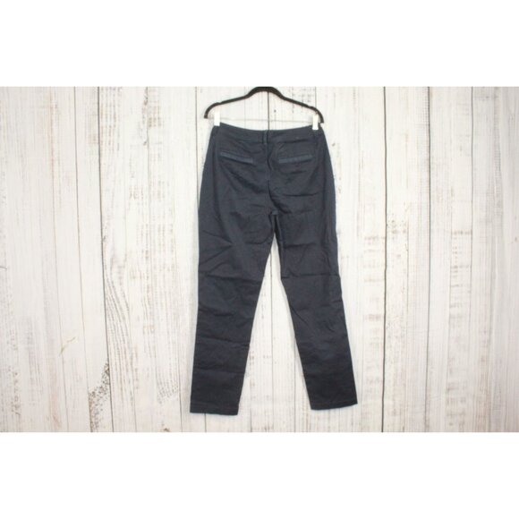 LL Bean Lakewashed Chino Pants Mid Rise Straight Leg Blue Size 6 - Picture 8 of 11